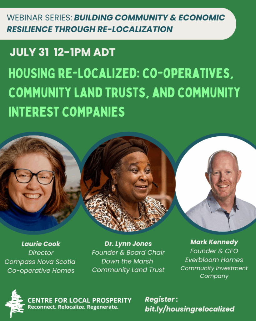 webinar 5: housing re-localized. co-operatives, community land trusts, and community interest companies (CICs)